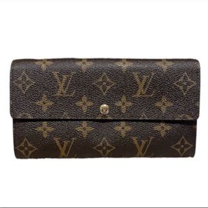 Authentic Louis Vuitton Monogram Sarah Wallet